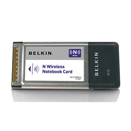 Belkin N Wireless Notebook Card Produktbild front M