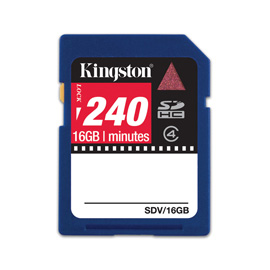 Kingston 16GB SDHC Video Produktbild