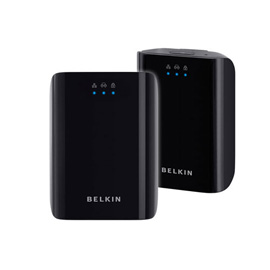 Belkin Powerline AV Starter Kit, DuoPack Produktbild front M