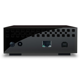 LaCie Network Space 2 1TB, design by Neil Poulton Produktbild back M