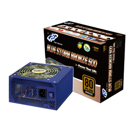 FSP/Fortron Blue Storm Bronze 500 Produktbild front M