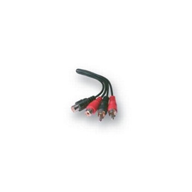 Belkin RCA extension cable 2x male/2x female 3M Produktbild front M