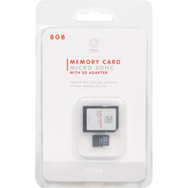 ICIDU Micro SDHC Karte 8GB Produktbild side M