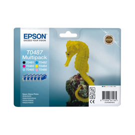 Epson Multipack 6-farbig T0487 Produktbild back M