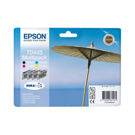 Epson Multipack 4-farbig T0445 DURABrite Ink Produktbild back M