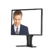 NEC MultiSync LCD1990SX-BK Produktbild back S