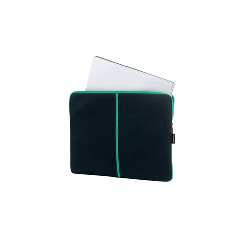 Targus Laptop Skin, Black/Green product photo side L