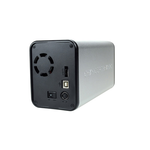 Conceptronic 3,5 inch HardDiskBox DualBay product photo side L