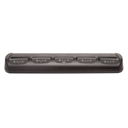 HP 5-Bay Battery Charging Station  product photo back L