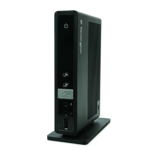 Kensington Universal Notebook Docking Station with VGA/DVI and Ethernet - sd400v product photo front L