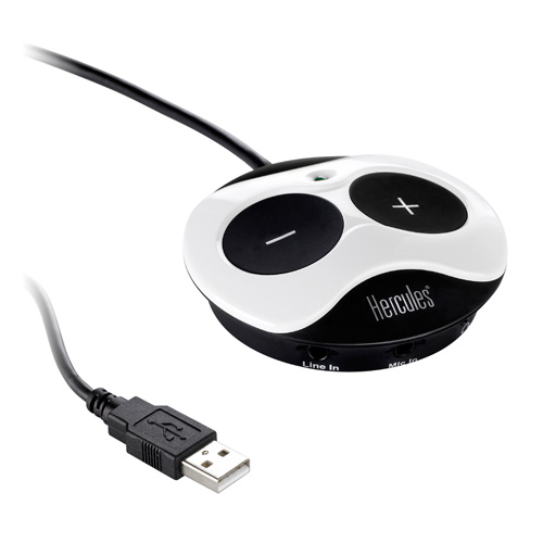 Hercules Gamesurround Muse XL Pocket LT3 + Headset product photo front L