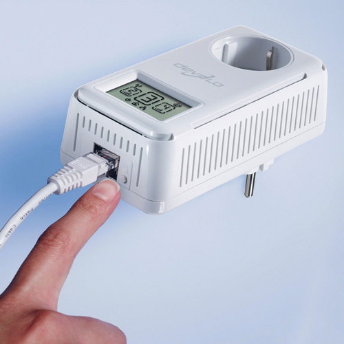 Devolo dLAN 200 AVsmart+ Starter Kit product photo side L