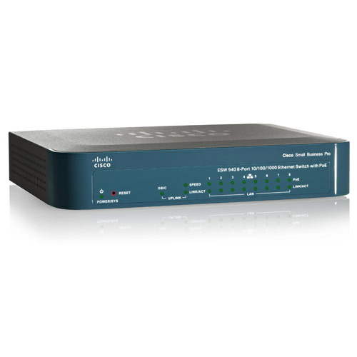 Cisco ESW-540-8P product photo front L