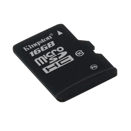 Kingston 16GB microSDHC product photo back L