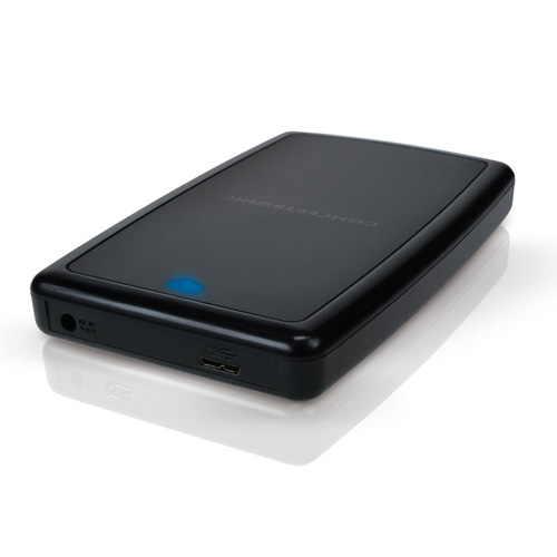 Conceptronic 2,5" Harddisk Box USB 3.0 product photo side L