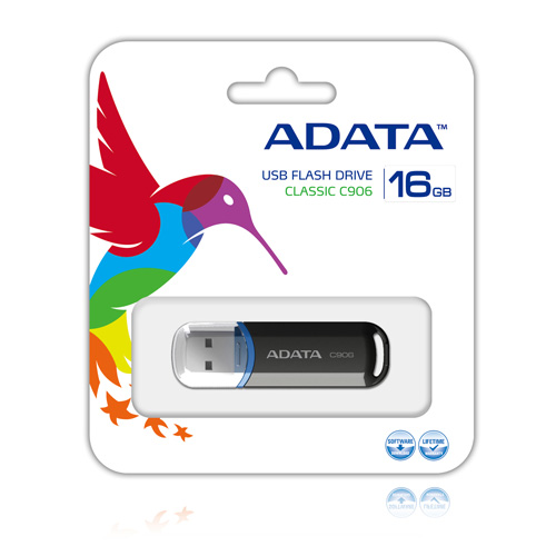 A-DATA 16GB C906 product photo back L