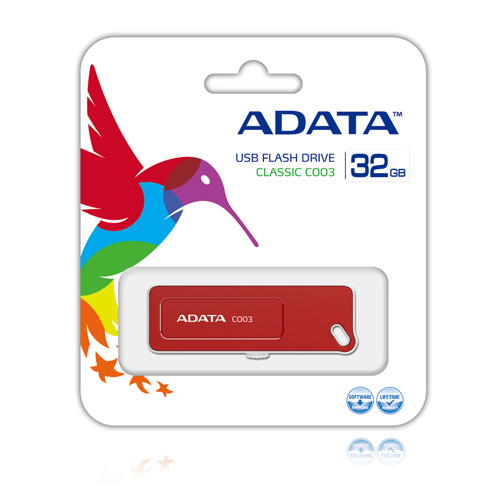 A-DATA 32GB C003 product photo back L