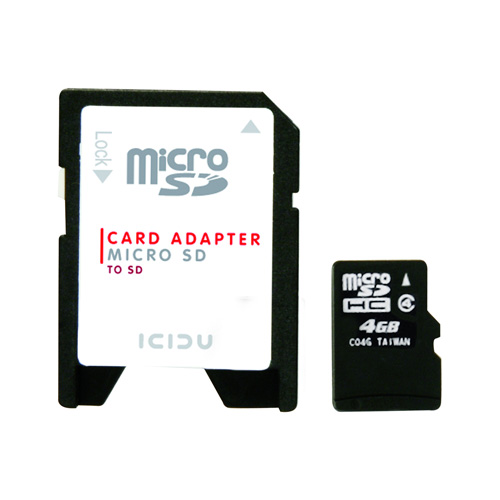 ICIDU Micro Secure Digital 4GB product photo front L