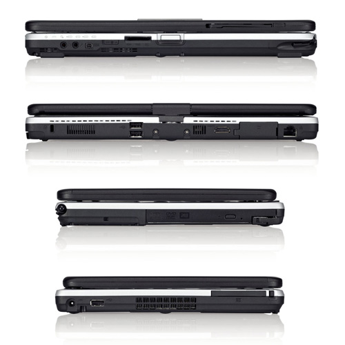 Fujitsu LIFEBOOK T tablet T730 product photo side L