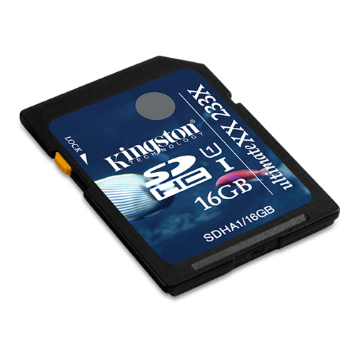 Kingston 16GB SDHC UltimateXX UHS-I product photo back L