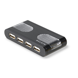 Belkin Hi-Speed USB 2.0 7-Port Lighted Hub product photo front M