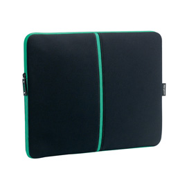 Targus Laptop Skin, Black/Green product photo front M