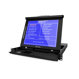 Belkin 17'' LCD Rack Console with Dual-Rail Technology product photo front M