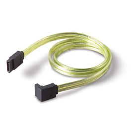 Belkin Serial ATA Cable - Right Angled,Yellow, 0.45m product photo front M
