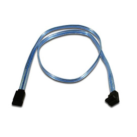 Belkin Serial ATA Cable - Right Angled, Blue - 0.6m product photo front M