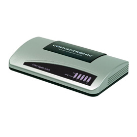 Conceptronic 5-Port Gigabit Switch product photo front M