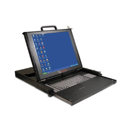 Avocent 17" Dual-Rail Rack Console DE product photo front M