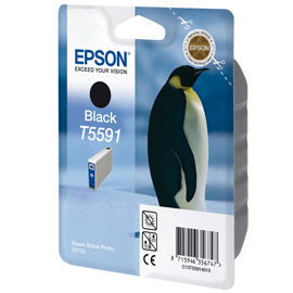 Epson Singlepack Black T5591 product photo front M
