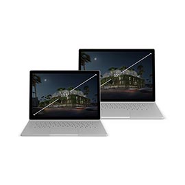 Microsoft Surface Book 2 product photo back M