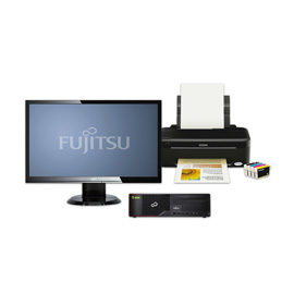 Fujitsu ESPRIMO Edition E900 + Epson Stylus S22 + Fujitsu L line LL3200T product photo front M