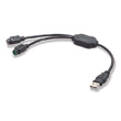 Belkin USB to PS/2 Adapter product photo front S