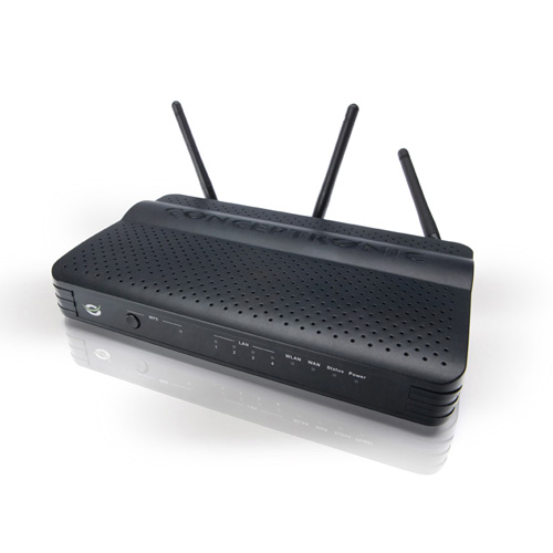 Conceptronic 300Mbps 11n Wireless Gigabit Router & Access Point photo du produit back L