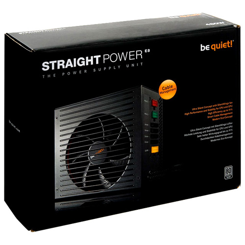 Be-Quiet Straight Power E8 CM photo du produit back L