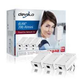 Devolo dLAN 200 AVmini Network Kit photo du produit front M