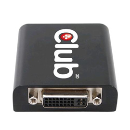 CLUB3D USB2.0 to DVI-I Graphics photo du produit back M